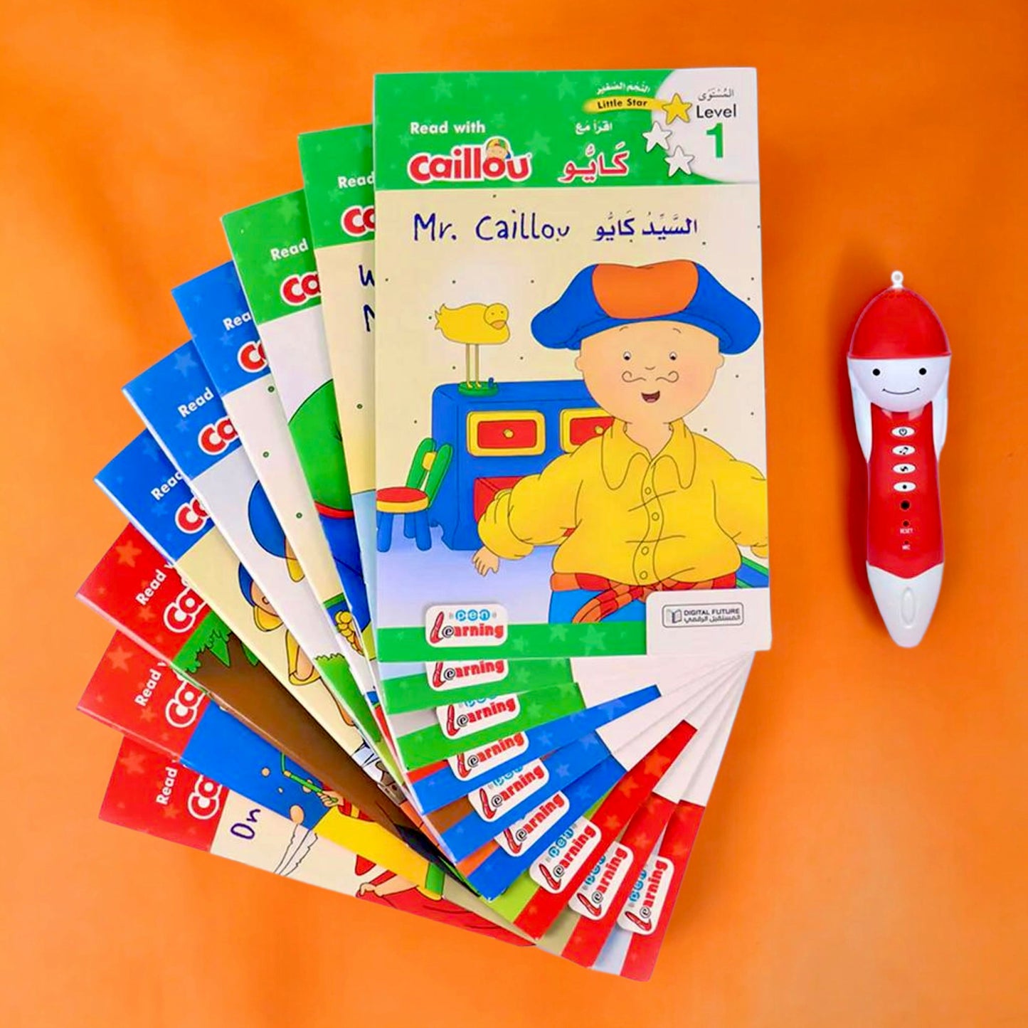 تعلم الإنجليزية والعربية مع كايو بالقلم التعليمي الناطق