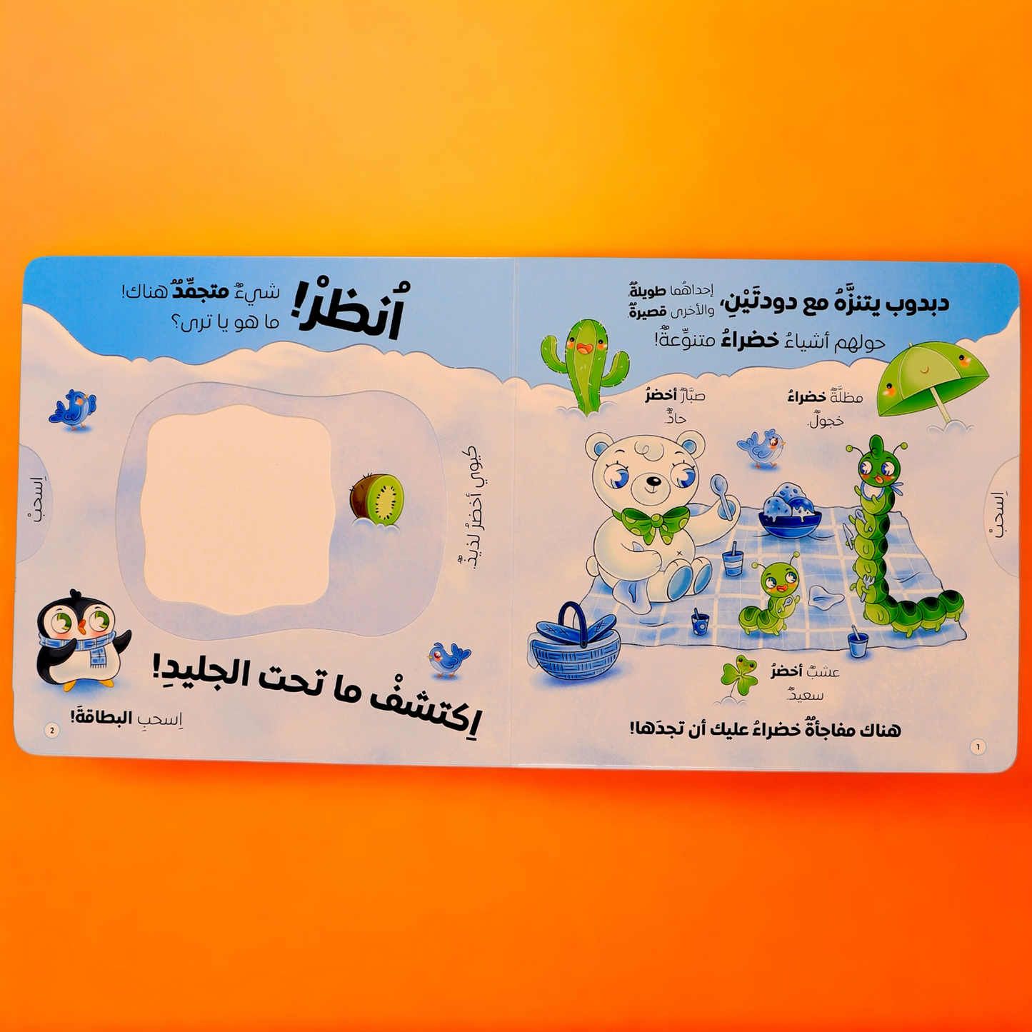 إكتشف ما تحت الجليد- كتابين تفاعليين