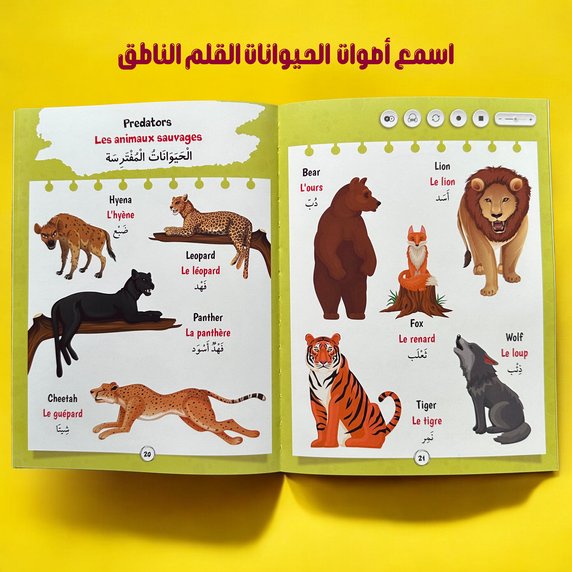 صور صفحات داخلية لكتب الحقيبة التعليمية الناطقة بالقلم